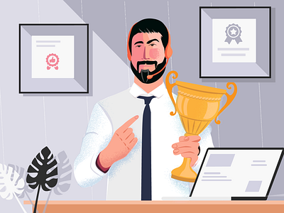 Win at Social Customer Support blog freshdesk helpdesk illustration social customer support success win