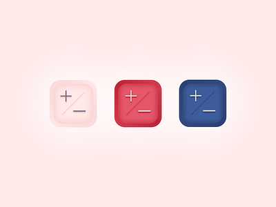 daily UI 005_calculator app icon_v2 appicon calculator daily daily 100 challenge daily ui illustration logo ui design