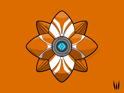 Alchemical Dawn Ghost Shell destiny destiny 2 gaming ghost shell illustration line art symmetrical vector vector art