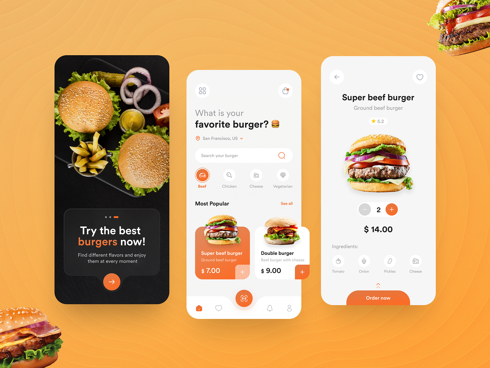 Burger - Delivery App 🍔🍟 by Andrew Pineda on Dribbble