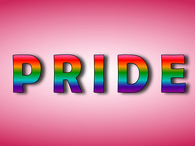 Pride adobe photoshop adobe photoshop illustration animation app art artworks branding design fashion gradient graphic design graphics graphics design illustration logo photoshop pride month typography vector website