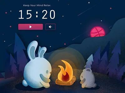 Hello Dribbble! 014 countdowntimer dailyui dailyui014 dailyuichallenge design hellodribbble illustration interface procreate ui ux