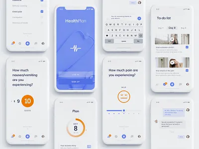 HealthPlan app apple chart health healthcare healthy hospital interface ios iphone lifestyle medical medicine metrics mobile monitor patient ui user experience ux