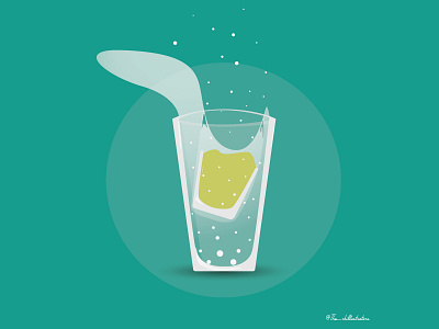 Fuljar Illustration food illustration fuljar illustration glass illustration happy illustration illustration soda illustration the chillustrators vector