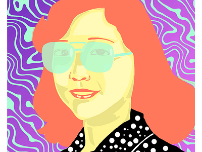 Mom when she was at her 20s. adobe aftereffect design illustration procreate