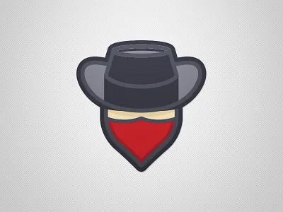 Outlaw Logo. Weekly Logo Project 14/52 bold branding clean flat flat design logo modern outlaw sport logo sports vector