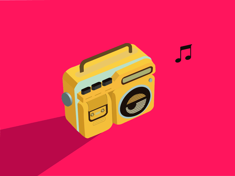 Tape art designlove gif illustration illustrationdiaries music music art oldschool soundofmusic tape tapes