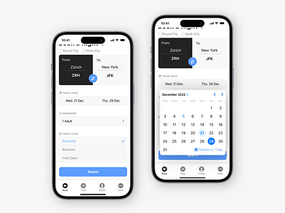Flight booking app concept airline app application clean concept daily ui dailyui design interface ios iphone light minimal minimalist mobile mobile app ui ui design uidesign user interface