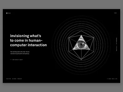 Iris Mast Version dark geometric html mast minimal serif simple ui web