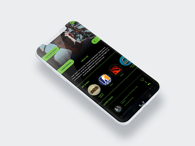 Gamers Social Media User Profile 006 adobe xd adobexd app app design appdesign dailyui dailyui 006 design gaming app gamingapp social app social media socialapp socialmedia ui