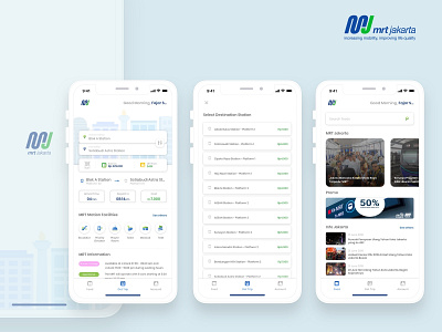 MRT Jakarta - Redesign Concept app apps design design design app inspiration design ios design iphonex landing page landing page design mobile app mobile app design mobile ui design mrt portofolio ui ui ux design ui design ui designer uiux designer ux