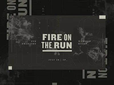 Fire On The Run - Worship Night church columbus fire night ohio promo run slide worship