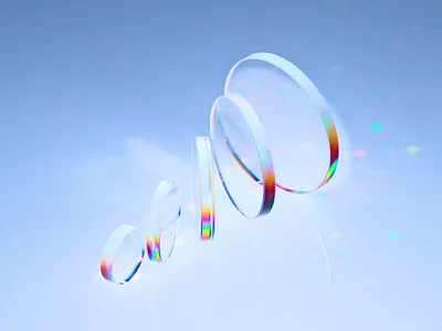 Dispersion + Caustic 3d animation branding caustic cinema 4d dispersion graphic design logo motion graphics redshift tenigor ui