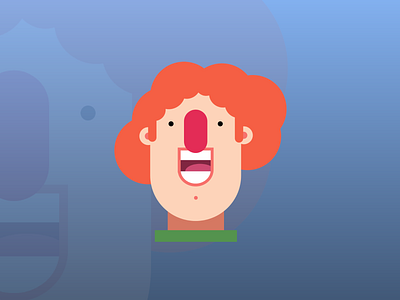 MArio, a red head man - illustrations character flat 2d geometric flat design illustration
