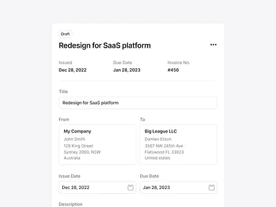 Stratis UI - Invoice modal cards clean data design editor forms interface invoice minimal modal overlay pay payments product saas simple ui ui design ux ux design