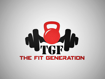 Fitness GYM LOGO barbell branding design fitness fitness logo flat logo gym logo logo logo design logodesign