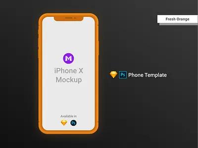 iPhone X Clay Template/Mockup [PSD] [Sketch] iphone mockup iphone mockup template iphone mockups iphone template iphone x iphone x mockup iphone xs iphone xs mockup iphonexs mockup template orange photoshop mockup photoshop template photoshop templates psd design psd mockup psd mockups psd template sketch sketch template
