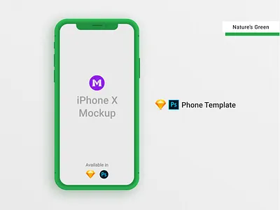 iPhone X Clay Template/Mockup [PSD] [Sketch] green iphone mockup iphone mockup template iphone mockups iphone template iphone x iphone x mockup iphone xs iphone xs mockup iphonexs mockup template photoshop mockup photoshop template photoshop templates psd design psd mockup psd mockups psd template sketch sketch template