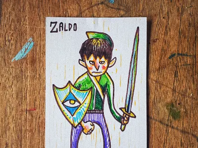 The Saga of Zaldo - Sigh of the Jungle illustration painting