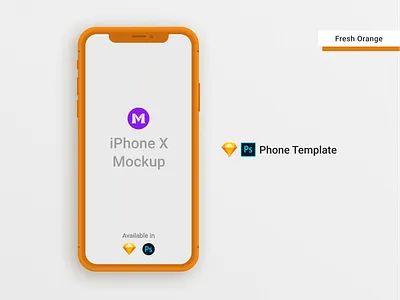 iPhone X Clay Template/Mockup [PSD] [Sketch] iphone mockup iphone mockup template iphone mockups iphone template iphone x iphone x mockup iphone xs iphone xs mockup iphonexs mockup template orange photoshop mockup photoshop template photoshop templates psd design psd mockup psd mockups psd template sketch sketch template