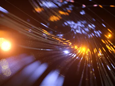 Glowing Strokes | C4D Daily Practice 04 3d illustration 3d rendering blur cinema4d daily 100 daily challange design gradient gradients illustraion illustration rendering visual