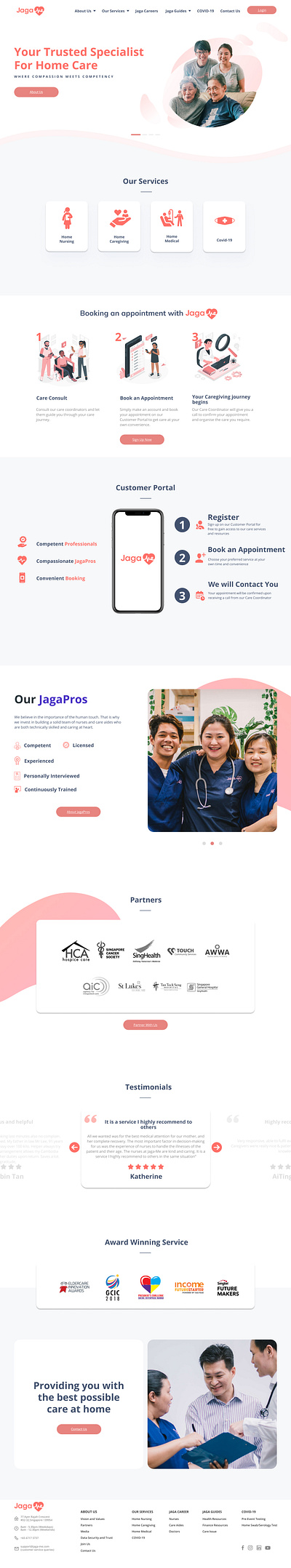 Medical home website redesign healthcare medical redeisgn ui ux website