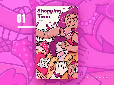 Shopping 插图 设计