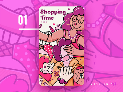 Shopping 插图 设计