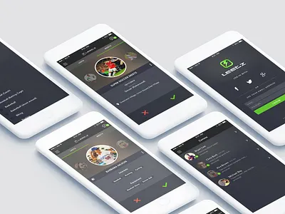 LEETZ ATHLETIC NETWORKING PLATFORM branding clean design icon illustration minimal ui ux vector web