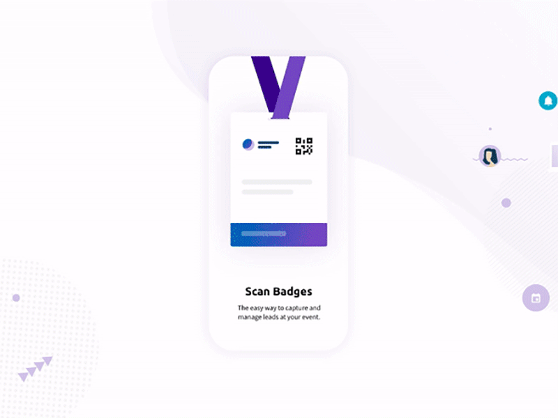 Lead Retrieval App – Onboarding Screens adobexd animation autoanimate onboarding online