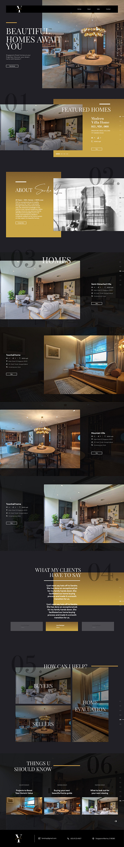 Real estate website redesign branding design illustration logo real estate ui ux