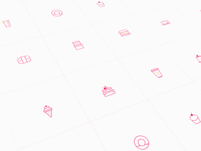 Food Icon icon motion graphics 设计 运动
