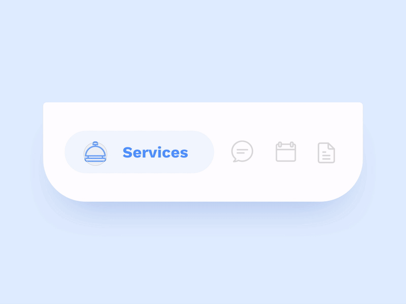 Coorganiz - Tabbar animation animation app concept design icon minimalist sketch tabbar ui ux vector