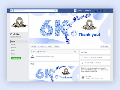 Codette 6K desktop mockup cover image desktop event branding facebook cover mockup texture typography volunteering