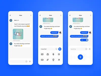 #Daily UI#DirectMessaging app dailyui design icon message modern social app ui ux