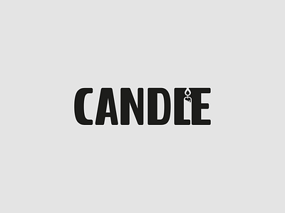 Candle brand branding candle design elegant graphic design illustration logo logo design logotype minimalism minimalistic modern negative negative space negativespace space