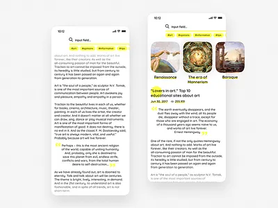 App for learning art app branding design graphic ios ios app iphone iphone x iphone x app iphonex lettering minimal type typography ui ui ux ui ux design ux web website