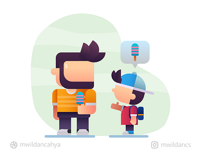 Can I have your Ice Cream? affinity designer artwork character concept creative design flat flat design flat illustration funny ice cream illustration illustrator kid madeinaffinity vector vector art vector illustration vector inspiration