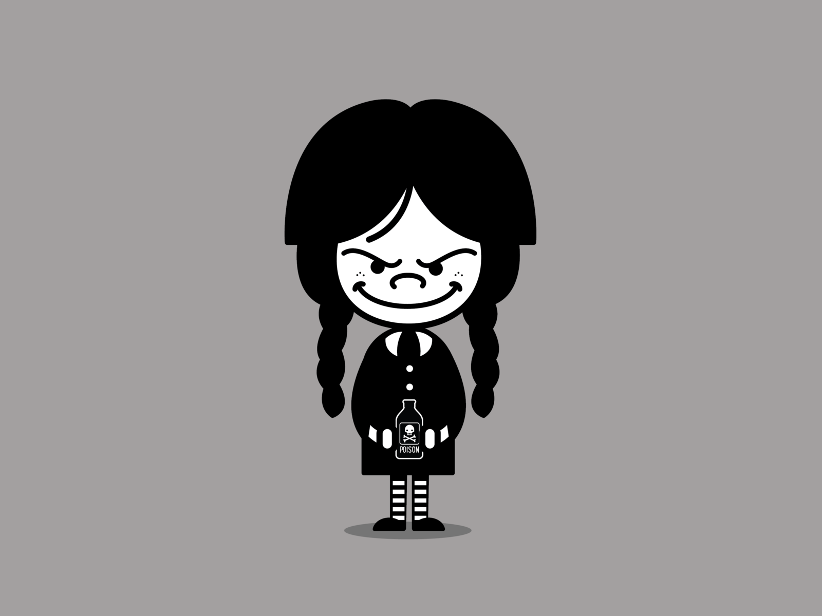 Wednesday Addams by Michelle Lana on Dribbble