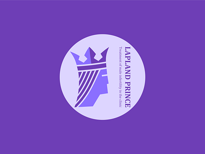 Treatment Of Male Infertility In The Clinic design icon illustration logo typography