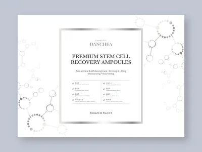 Cosmetic brand 'DANCHEA' Packaging bio brand brand design brand identity branding cell cosmetic cosmetic logo cosmetics hospital logo logo deisgn logodesign media medicine package package design packaging stem cell
