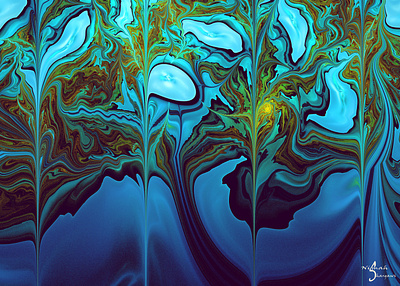 Wild Side abstract abstract art bold contemporary contemporary art design ethereal expression expressionism fine art fine arts fractal fractals illustration inspirational inspired surreal visionary
