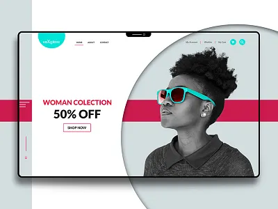 UX/UI _Landing page for VeXglass abstract abstract background abstract colors background clean color cool cover design fun landing landing design landing page landing page design ui user interface user interface design website