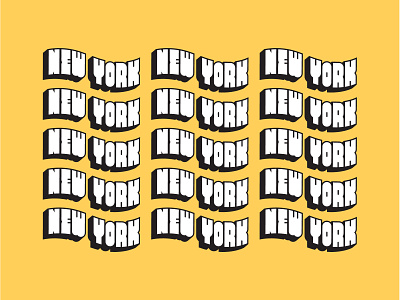 A Post Card for NYC, Alt blue branding digital icon illustration logomark minimal new york new york city nyc postcard simple typography vector