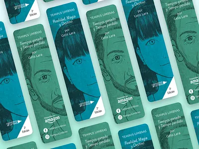 Book marker for Book Fair book marker book promotional books branding tempus umbras