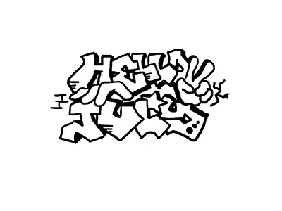 Heyjul graffiti oldskool
