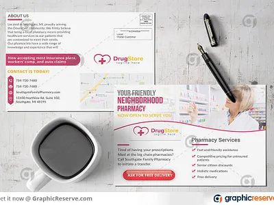 Pharmacy Advertising Professional Eddm Postcard Template adobefaysal business advertising clean postcard design direct mail postcards health care mca compensation plan pharmacy advertising pharmacy discount pharmacy eddm pharmacy postcard pharmacy professional postcard postcard mailers postcard marketing postcard printing printing services professional eddm postcard