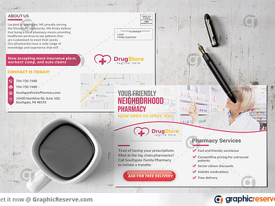 Pharmacy Advertising Professional Eddm Postcard Template adobefaysal business advertising clean postcard design direct mail postcards health care mca compensation plan pharmacy advertising pharmacy discount pharmacy eddm pharmacy postcard pharmacy professional postcard postcard mailers postcard marketing postcard printing printing services professional eddm postcard