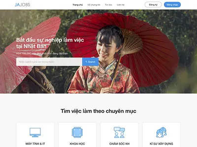 Japan Jobs app job ui ux van nguyen