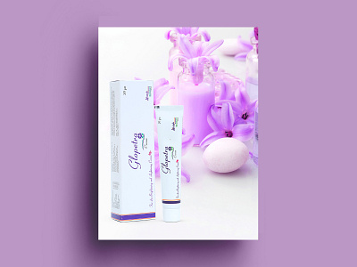 Glopetra Cream Packaging Design beauty cream graphics label nisha nisha droch nisha f1 pack design packaging product design product label product packaging